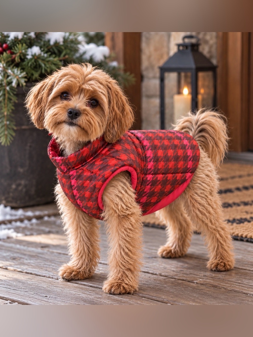 🎉HP🎉NWT Offleash by Aerie Reversible Dog Puffer Jacket